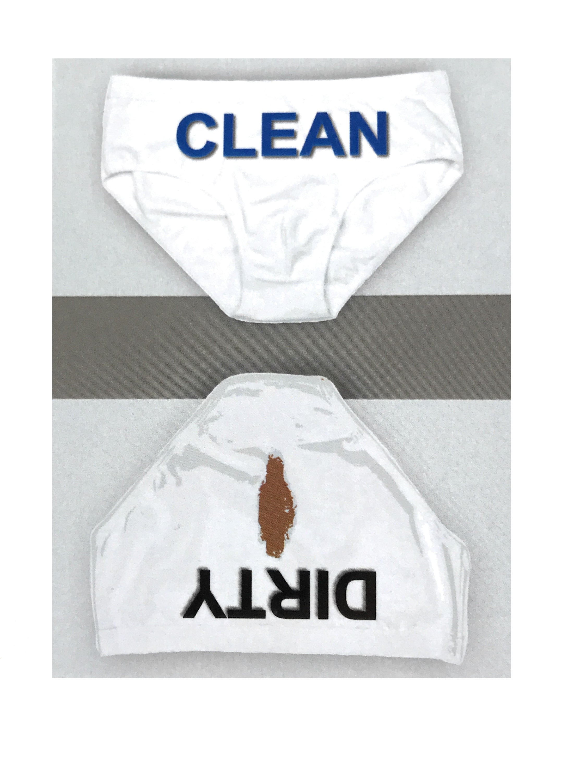 Funny Clean Dirty for Dishwasher, 4 X 3 inches Funny Dishwasher