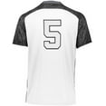 thumbnail image 4 of High Five XS Youth Hawthorn Soccer Jersey White/Black Print/Graphite 322941, 4 of 6