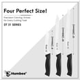 thumbnail image 7 of HUMBEE 12-Inch Offset Bread Knife with Width Wave Teeth (Serrated), Black, DT-31 Series, 7 of 7