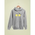 thumbnail image 3 of Never Look Back Lemon Bicycle Hoodie Women -Image by Shutterstock, Female Medium, 3 of 4
