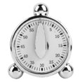 thumbnail image 1 of Temporizador mecánico de cocina de 60 minutos con alarma sonora para recordatorio de horneado y cocción., 1 of 4