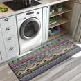 thumbnail image 3 of Colorful Ethnic Pattern Kitchen Rug Mat,Kitchen Runner Rugs Non Skid Washable,Decorative Kitchen Floor Mats for Kitchen,Sink,Laundry,17"x47.2", 3 of 7