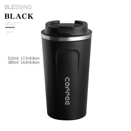 

Double Layer Vacuum Flasks Thicned Stainless Steel Thermos Coffee Cup Insulated Metal Outdoor Travel Water Bottles with Lid