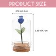 thumbnail image 3 of MasteelfCA 2pcs Miniature Flower In Dome Miniature Scene Model Mini Flower in Dome for Tiny House Centerpieces, 3 of 7