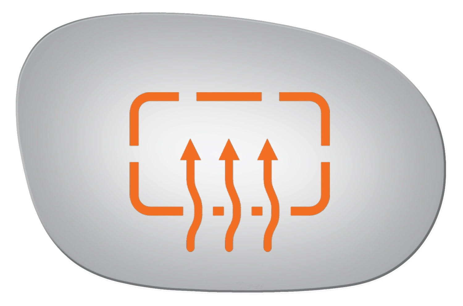 Burco Side View Mirror Replacement Glass - Clear Glass - 5389H