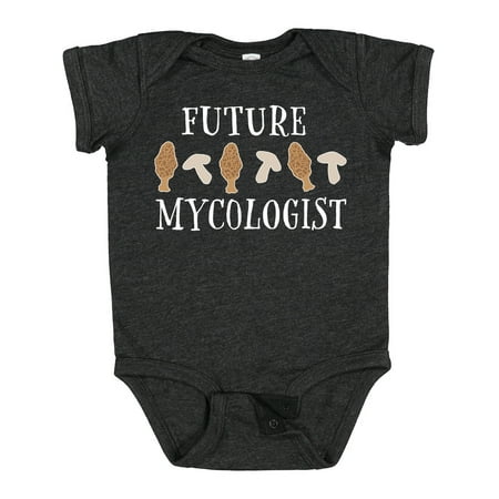 

Inktastic Future Mycologist- Mushrooms and Morels Gift Baby Boy or Baby Girl Bodysuit
