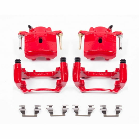 Power Stop Brake Calipers For Pontiac Solstice 2006-2009 | Front | Red - Pair | S4910A