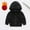 Black, variant on Kids Winter Coat,Boys Puffer Coat with Pocket Zipper Hooded Coat Solid Color Long Sleeve Winter Down Coat Grils Winter Coats Size 5-6 Years