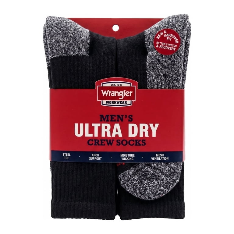 Wrangler Men's Cushion Crew Socks, 6-Pack photo 1