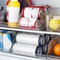 thumbnail image 5 of 2pcs Multifunctional Storage Box Transparent Plastic Arc Design Multi-use Fruit Beer Storage Rack Fo-zzy, 5 of 5