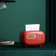 thumbnail image 4 of ziyahi Tissue Box Bathroom Tissues Holder Case Napkin Tissues Dispenser Organizer Restaurant Napkin Dispenser Red, 4 of 9