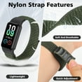 thumbnail image 6 of KBYKO Nylon Sport Bands Compatible with Amazfit Band 7 Straps, Breathable Comfortable Adjustable Replacement Wristband for Women Men, 6 of 7