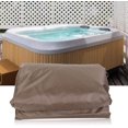 thumbnail image 4 of Housse de Spa Extérieur Carrée Imperméable et anti-UV 90.9x90.9x11.8 Po (Café), 4 of 6
