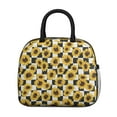 thumbnail image 2 of Obrewu Checke Sunflower Lunch Bag for Adult, Insulated, Leakproof, Oxford Cloth, 2 of 7