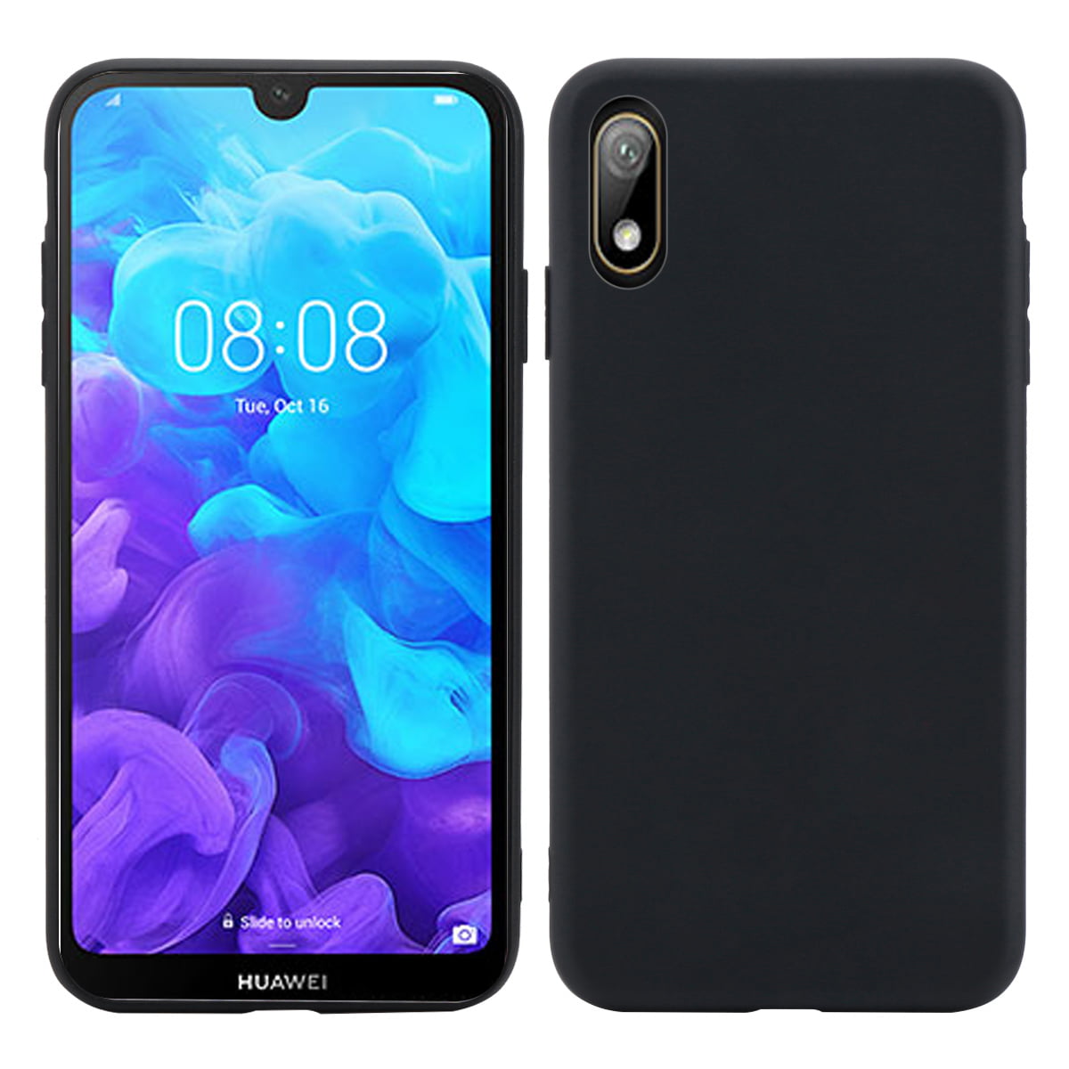 ontrouw Zie insecten schoorsteen Back Case for Huawei Y5 2019 Slim Fit Soft TPU Phone Case Anti-Scratch  Protective Cover Black | Walmart Canada