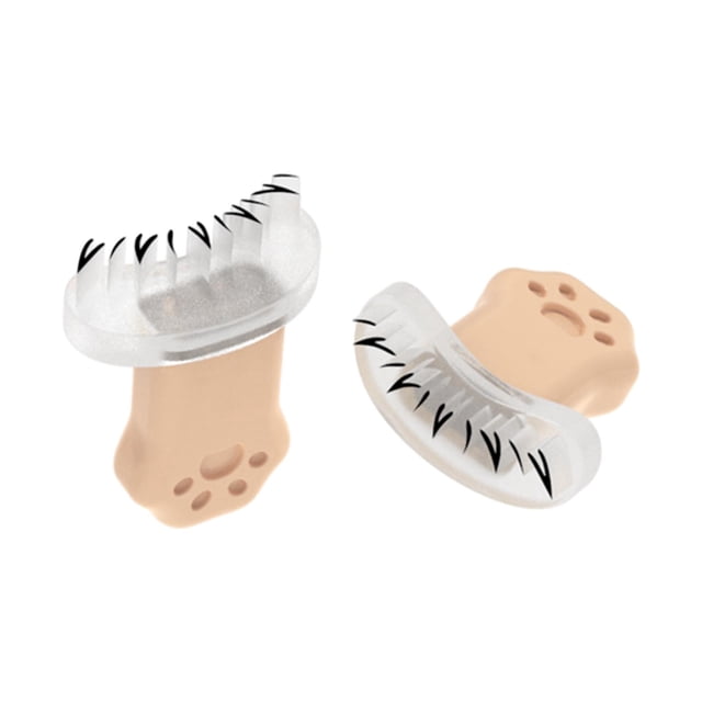 2x sellos para pestañas inferiores, plantilla para pestañas inferiores DIY, estampados de pestañas con patas de gato para regalo de niña al aire libre Color de piel Yinane Sellos para pestañas inferiores