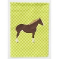 thumbnail image 1 of Carolines Treasures BB7732CHF Percheron Cheval Drapeau Vert Toile Maison, 1 of 4