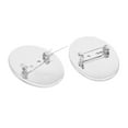thumbnail image 3 of segolike 10pcs Cabochon Brooch Setting Blank Brooch Pin Bezel Tray DIY Base, 3 of 9