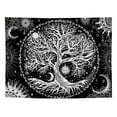 thumbnail image 1 of Arawat Tree of Life Tapestry Wall Cloth Tree of Life Tapestry Black and White Moon Sun Wall Decor Psychedelic Rug Trippy Gothic Tapestries Tapestry Wall Cloth Wall Hanging Wall Decor (1, 1 of 4