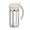 thumbnail image 1 of 2 in 1 Storage Tank Container with Spray High Borosilicon Material Automatically Open Bottles for Baking and Outdoor Grilling, 1 of 2