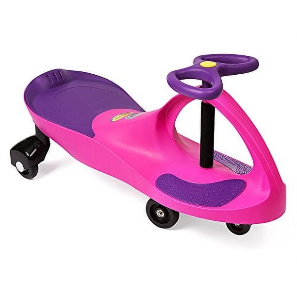 El PlasmaCar original de PlaSmart - Rosa | Púrpura - Montar para edades de 3 años en adelante - Sin baterías, engranajes ni pedales - Gire, gire, mueva para una diversión infinita al aire libre - Sién