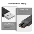 thumbnail image 2 of xzyuan 2PCS USB Charging Cable Compatible with Freebird Head Shaver, FlexSeries Shaver Charger Cord Replacment, 2 of 6