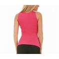 thumbnail image 5 of InstantFigure Activewear Compression Hi-Back Shirred Tank Top WA40011, 5 of 7