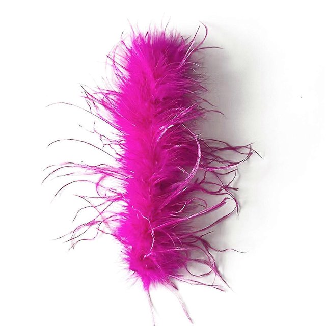 Puños de plumas, decoración de muñeca, joyería de estilo antiguo, negro (a)-C-rosa rojo-Código de modelo24024 C rosa rojo
