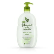 Johnson's Natural Head-To-Toe Baby Wash For Newborn Skin, 18 Fl. Oz.