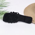 thumbnail image 6 of CHUMUD Slippers for Women Outdoor Woven Multi-Strap Square Toe Flat Slide Sandals, Casual Open Toe Slip-On Slippers, Lightweight Summer Beach Sandals, 6 of 9
