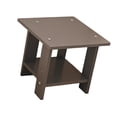 thumbnail image 2 of Mesita de noche de 2 niveles, mesa auxiliar para sofá, mesa de centro multiusos para dormitorio Gris, 2 of 9