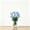 B#2, variant on Handmade Glass Artificial Flower Bouquet | Small Simulated Floral Arrangement | Desktop & Tabletop Decoration | Home & Office Decor Gift | Glass Vase Ornament