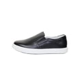 thumbnail image 3 of Womens Slip Resistant Shoe Casual Walking Comfortable Black Leather Shoes, 3 of 8