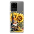 thumbnail image 1 of MUNDAZE Samsung Galaxy S20 Ultra Shockproof Clear Hybrid Protective Phone Case Cute Gnome Sunflowers Clear Cover, 1 of 5