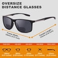 thumbnail image 4 of Gafas de sol con bifocal para lectura JO 2 paquetes UV400 para hombres negro/gris, 4 of 8