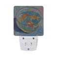 thumbnail image 5 of Yayeee LED Plug in Night Light for The Home with Auto Dusk to Dawn Light Sensors, 2 Pack, Art Goldfish, 5 of 6