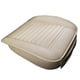 thumbnail image 1 of Funda para asiento delantero de coche, cojín de cuero transpirable, cojín para silla, alfombrilla protectora (beige), 1 of 5