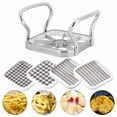 thumbnail image 1 of Cortador de Papas de Acero Inoxidable 5 en 1 para Cocina, 1 of 8