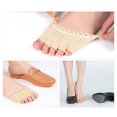 thumbnail image 4 of Women Toe Toppers Soft No Show Solid Color Half Socks Forefoot Cushion Socks, 4 of 10