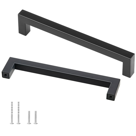 VEVOR 30 Pack Stainless Steel Kitchen Square Cabinet Handles Pulls 6.3 in/160mm