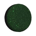 thumbnail image 1 of Fotbe Emerald Green Sparkling Funda de Llanta de Repuesto con Estampado, Engrosada, Ajuste Universal para Jeep, Remolque, RV, SUV, Camión-17 inch, 1 of 6