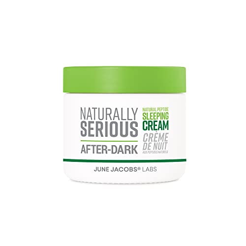 Naturally Serious Crème de Nuit Naturelle après-Sombre aux Peptides, Crème de Nuit Anti-Âge, Soin de la Peau Vegan, Soin de la Peau Sans Cruauté