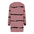 thumbnail image 5 of Kiplyki Women's Long Sleeve Fall Dress Print Round-Neck Ladies Holiday Outing Long Dress, 5 of 5