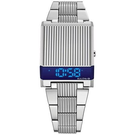 Bulova Men's Computron Stainless Steel Watch - 96C139