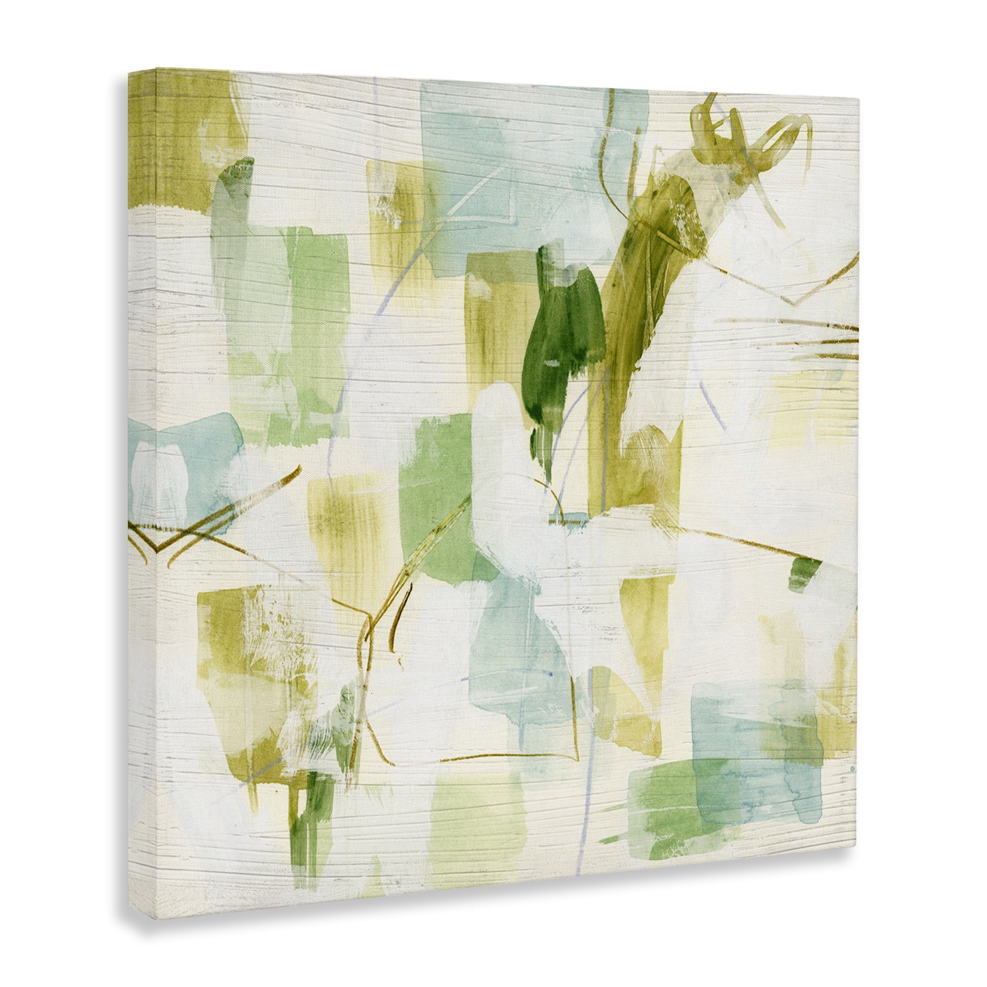 Stupell Industries Chaotic Abstract Expression Abstract Painting Gallery Wrapped Canvas Art Print Wall Art, 24 x 24