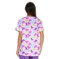 thumbnail image 2 of Just Love Women's Scrub Tops / Scrubs - Extra Small - Pink Flower (White Ribbon Heart, Small), 2 of 3