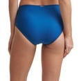 thumbnail image 2 of DKNY Women's Blue Stretch Seaming At Front Lined Full Coverage High Waisted Swimsuit Bottom L, 2 of 6