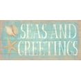 thumbnail image 2 of Brissonnet, Daphne 24x14 Gold Ornate Wood Framed with Double Matting Museum Art Print Titled - Pastel Coast Greetings, 2 of 4