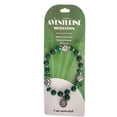 thumbnail image 4 of Semi-Precious Dyed Green Malachite Natural Jasper Bracelet with Flower Charm, 4 of 4
