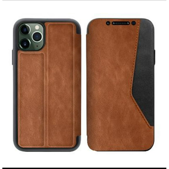 iPhone 12 Wallet Leather Case   6.1 Inch,[PU Leather With Magnetic Flip Case Card Holder Come With Alarm Protection Gift For iPhone 12 Pro And Free Shipping (Brown Color is available)